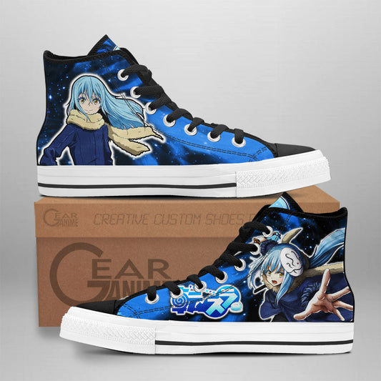 Rimuru Tempest Classic High-Top Sneakers - Custom Anime Design