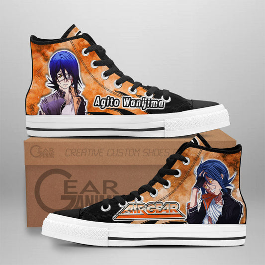 Agito Wanijima High-Top Shoes Anime Custom