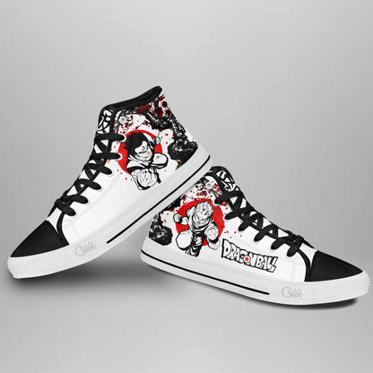 Gohan Classic High-Top Sneakers - Custom Anime Design