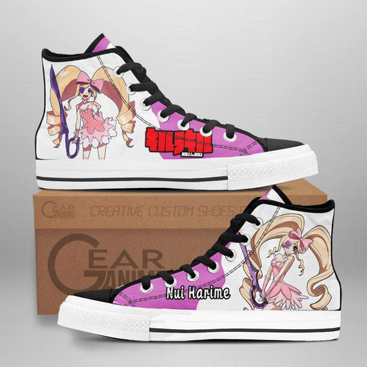 Nui Harime High Top Shoes Custom Anime Sneakers - 1 - GearAnime