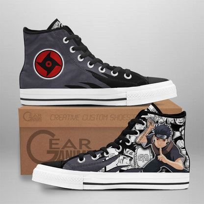 Shisui Uchiha High-Top Shoes Anime Custom