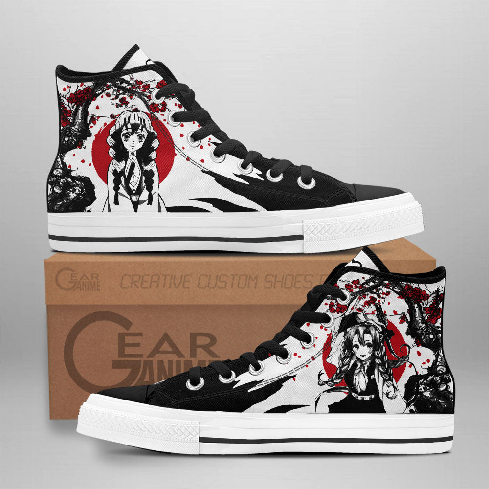 Mitsuri Kanroji High-Top Shoes Anime Custom