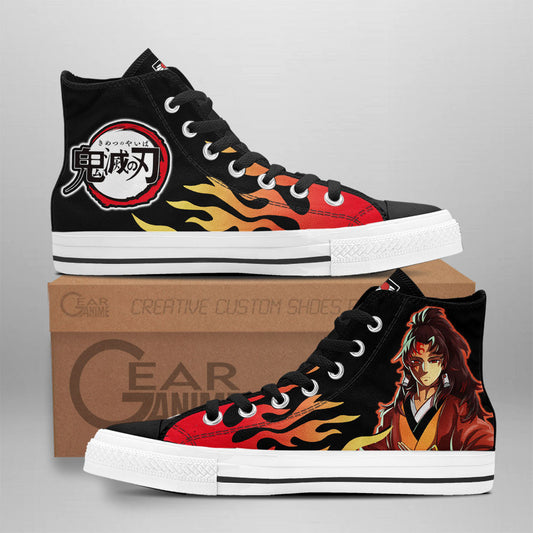 Yoriichi Tsugikuni High-Top Shoes Anime Custom