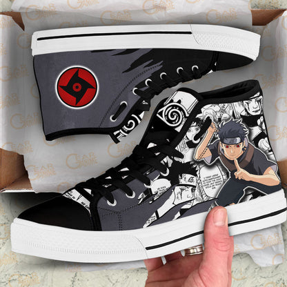 Shisui Uchiha High-Top Shoes Anime Custom