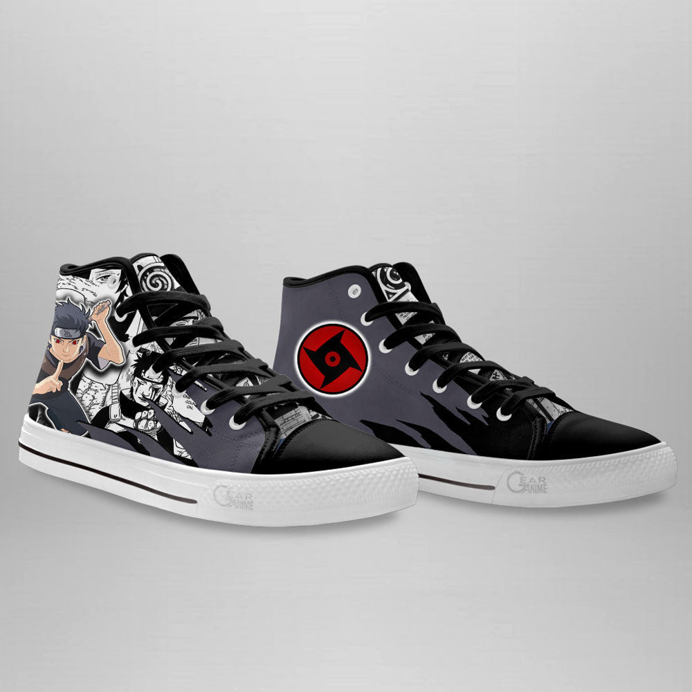 Shisui Uchiha High-Top Shoes Anime Custom