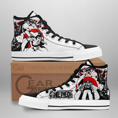 Edward Newgate High-Top Shoes Anime Custom