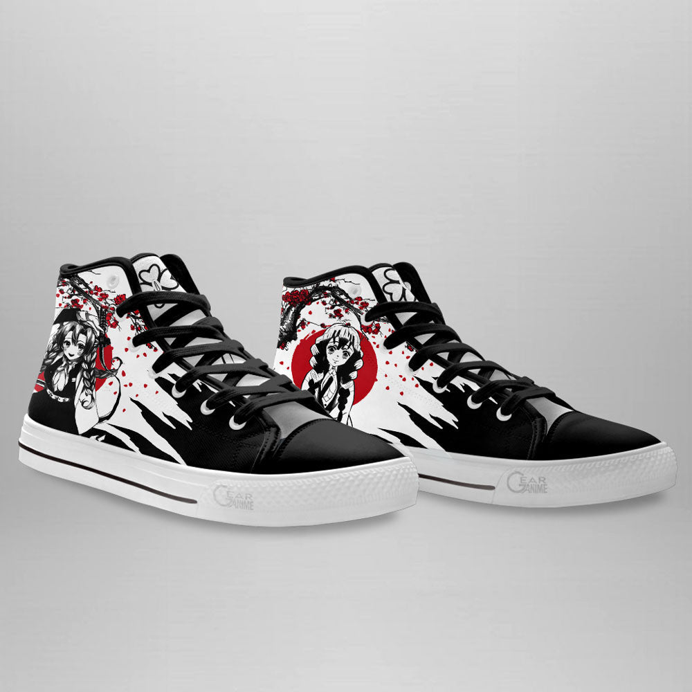 Mitsuri Kanroji High-Top Shoes Anime Custom