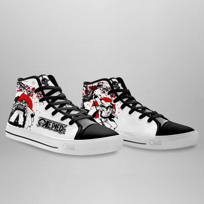 Edward Newgate High-Top Shoes Anime Custom