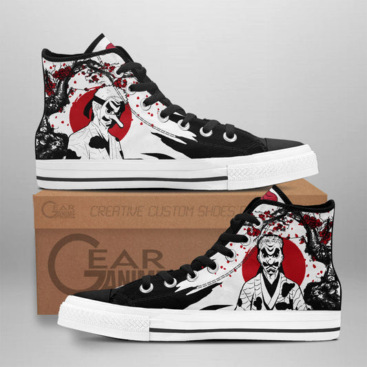 Sakonji Urokodaki Classic High-Top Sneakers - Custom Anime Design