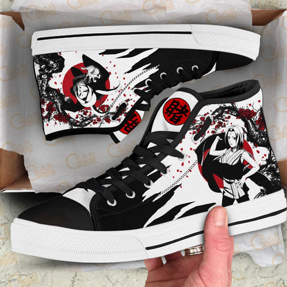 Tsunade High Top Shoes Custom NRT Anime Sneakers Japan Style - 2 - GearAnime