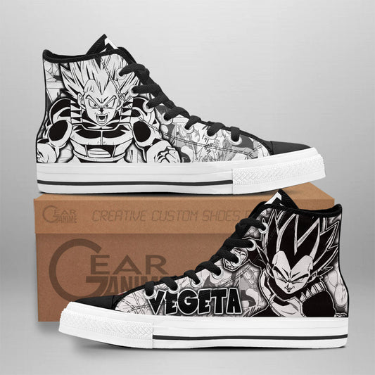 Vegeta High-Top Shoes Anime Custom