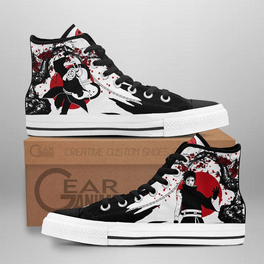 Obito Uchiha High Top Shoes Custom NRT Anime Sneakers Japan Style - 1 - GearAnime