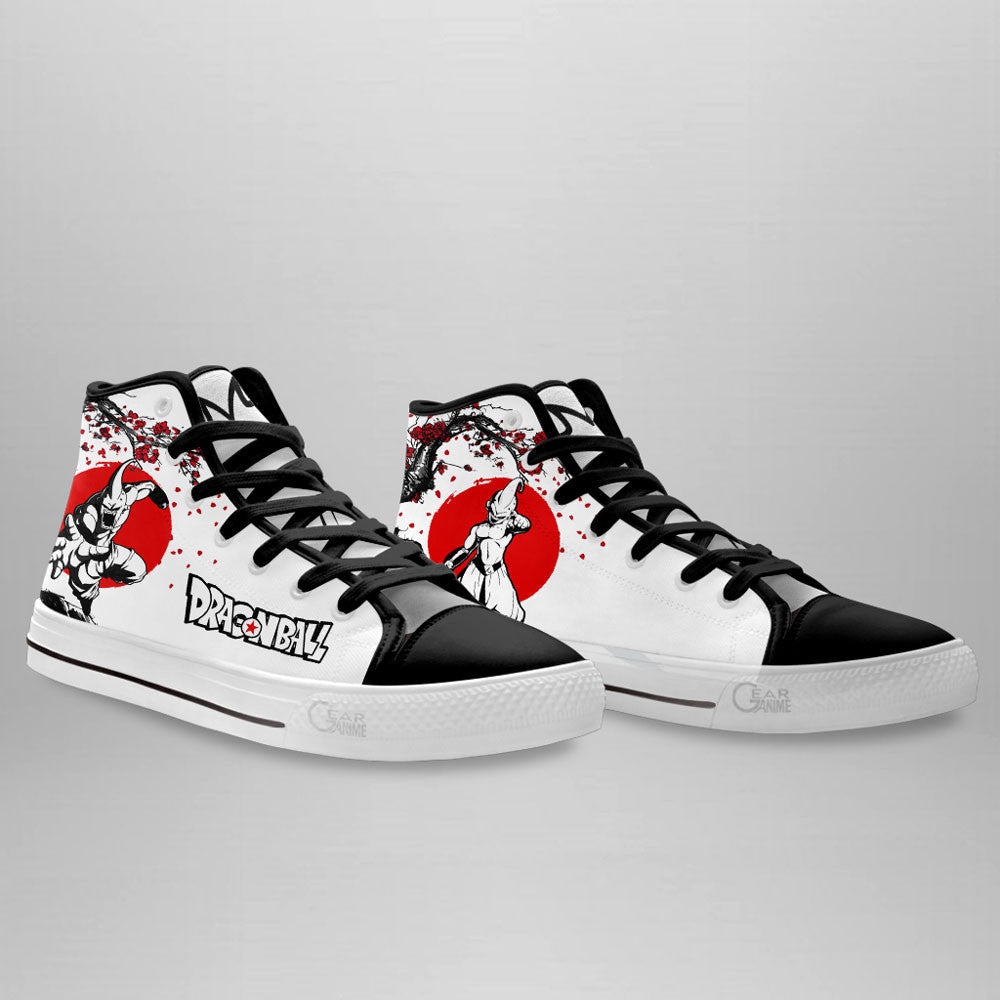 Majin Boo Classic High-Top Sneakers - Custom Anime Design