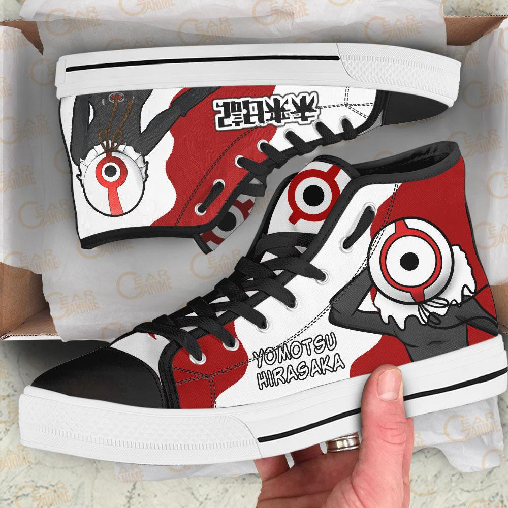 Mirai Nikki The Future Diary Yomotsu Hirasaka High Top Shoes Custom Anime Sneakers - 2 - GearAnime