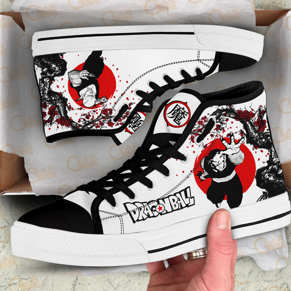 Piccolo Classic High-Top Sneakers - Custom Anime Design
