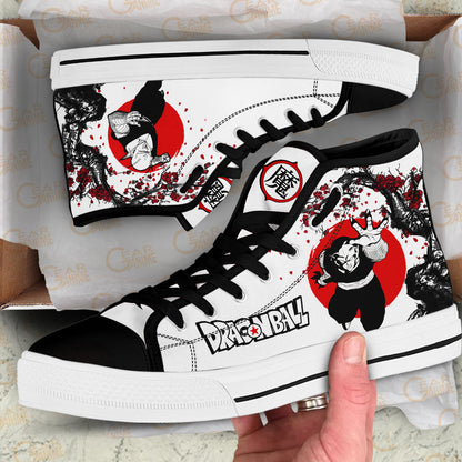 Piccolo Classic High-Top Sneakers - Custom Anime Design