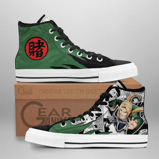 Tsunade High-Top Shoes Anime Custom