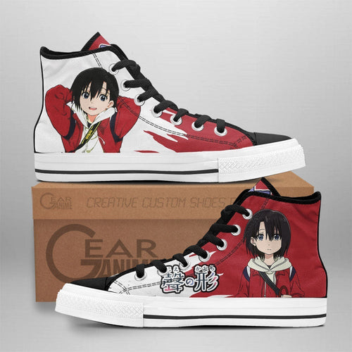 A Silent Voice Yuzuru Nishimiya High Top Shoes Custom Anime Sneakers - 1 - GearAnime