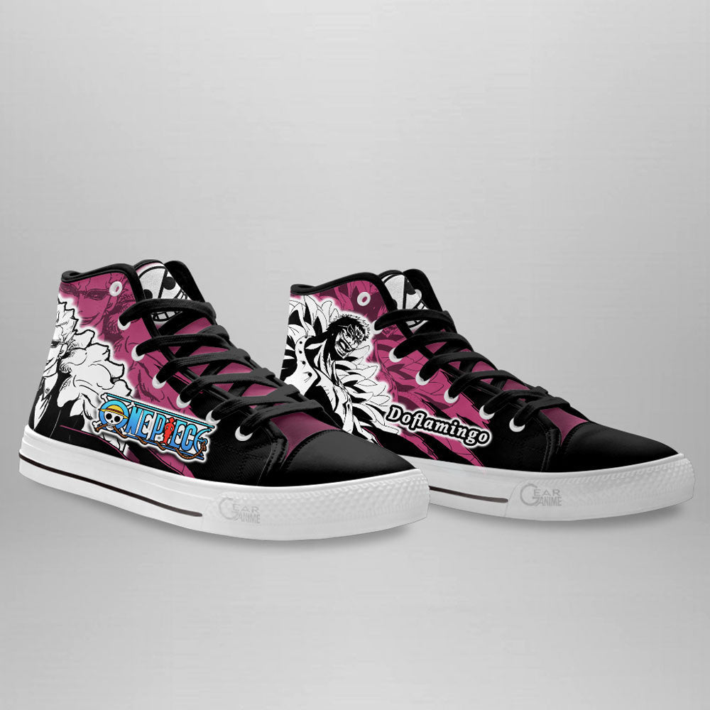 Donquixote Doflamingo High-Top Shoes Anime Custom
