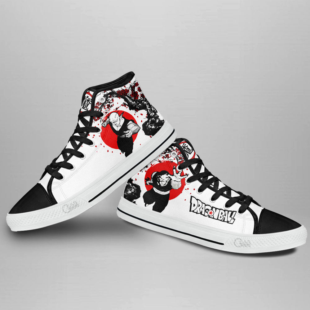 Piccolo Classic High-Top Sneakers - Custom Anime Design