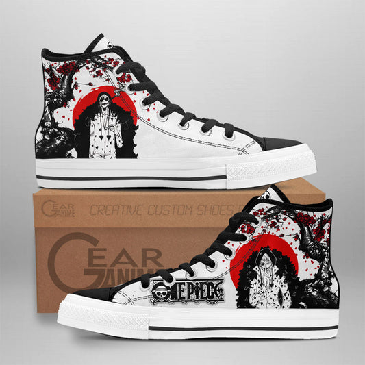 Rosinante Classic High-Top Sneakers - Custom Anime Design