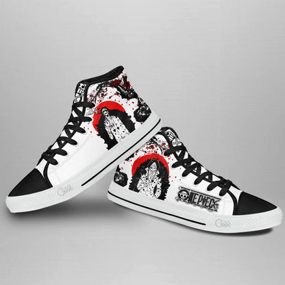 Rosinante Classic High-Top Sneakers - Custom Anime Design