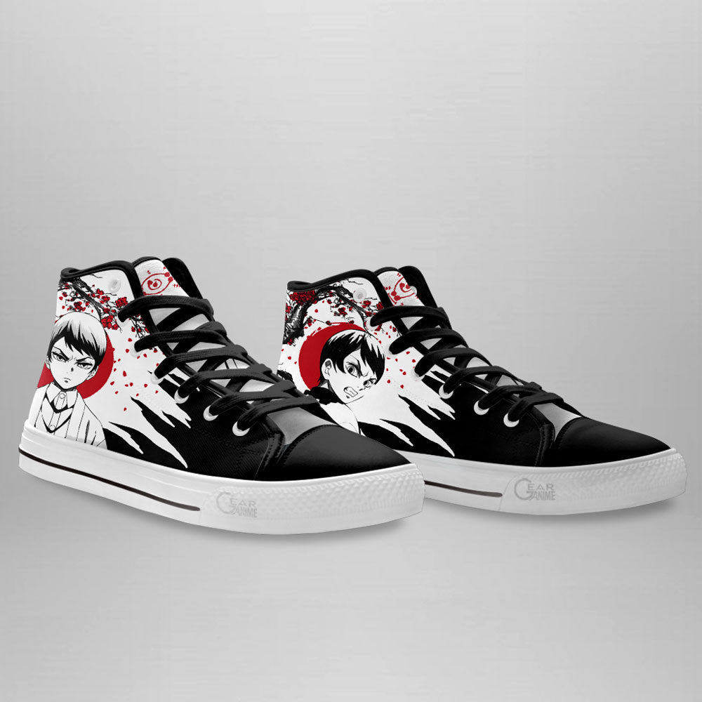 Yushiro High-Top Shoes Anime Custom