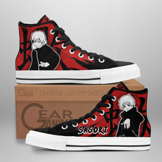 Sasori Classic High-Top Sneakers - Custom Anime Design