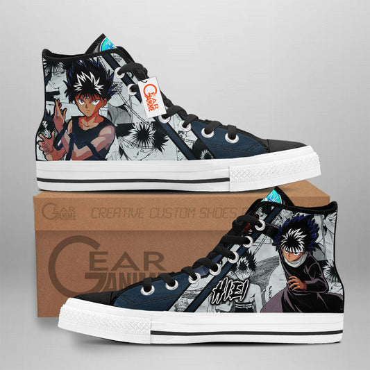 Yu Yu Hakusho Hiei Anime Custom High Top Shoes NTT0901 Gear Anime