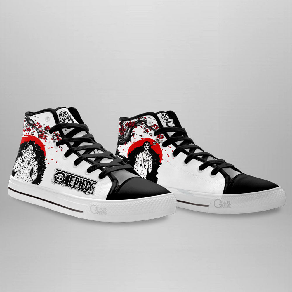 Rosinante Classic High-Top Sneakers - Custom Anime Design