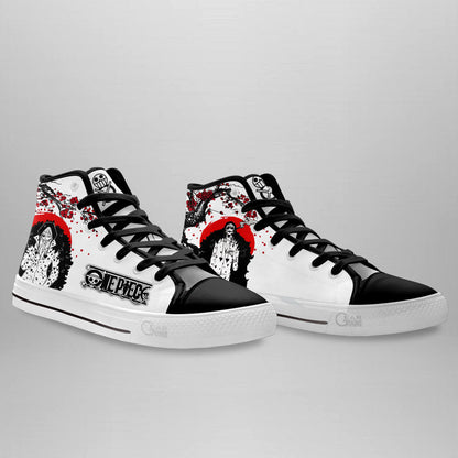 Rosinante Classic High-Top Sneakers - Custom Anime Design