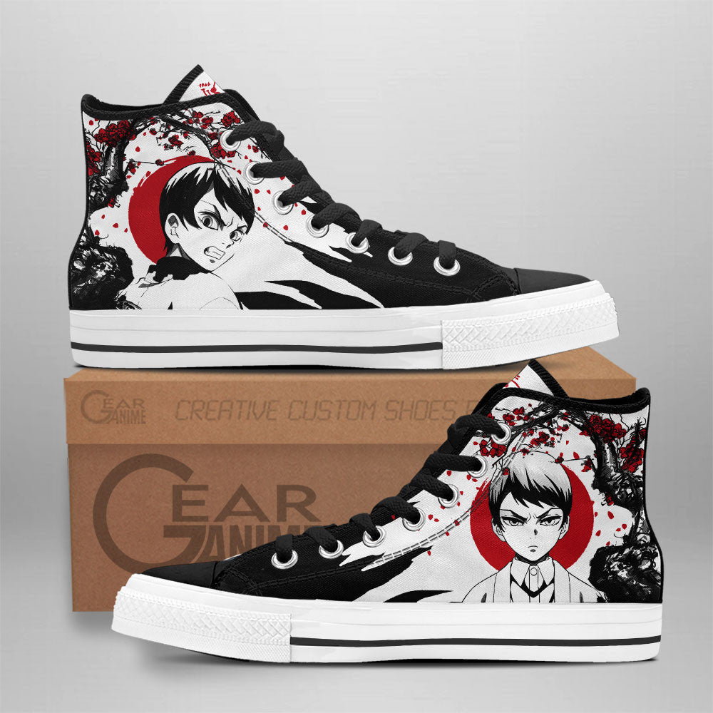 Yushiro High-Top Shoes Anime Custom