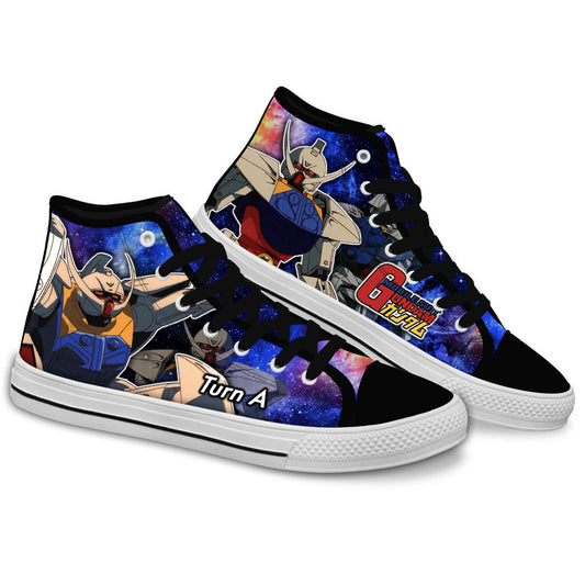 Turn A Gundam Anime Custom High Top Shoes Gear Anime