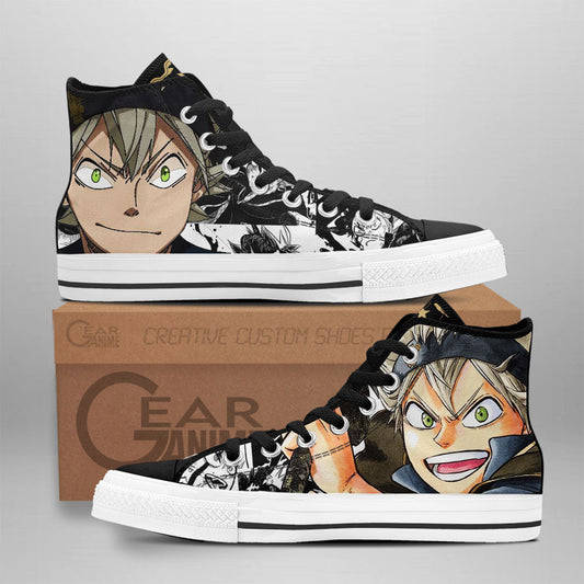 Asta High-Top Shoes Anime Custom