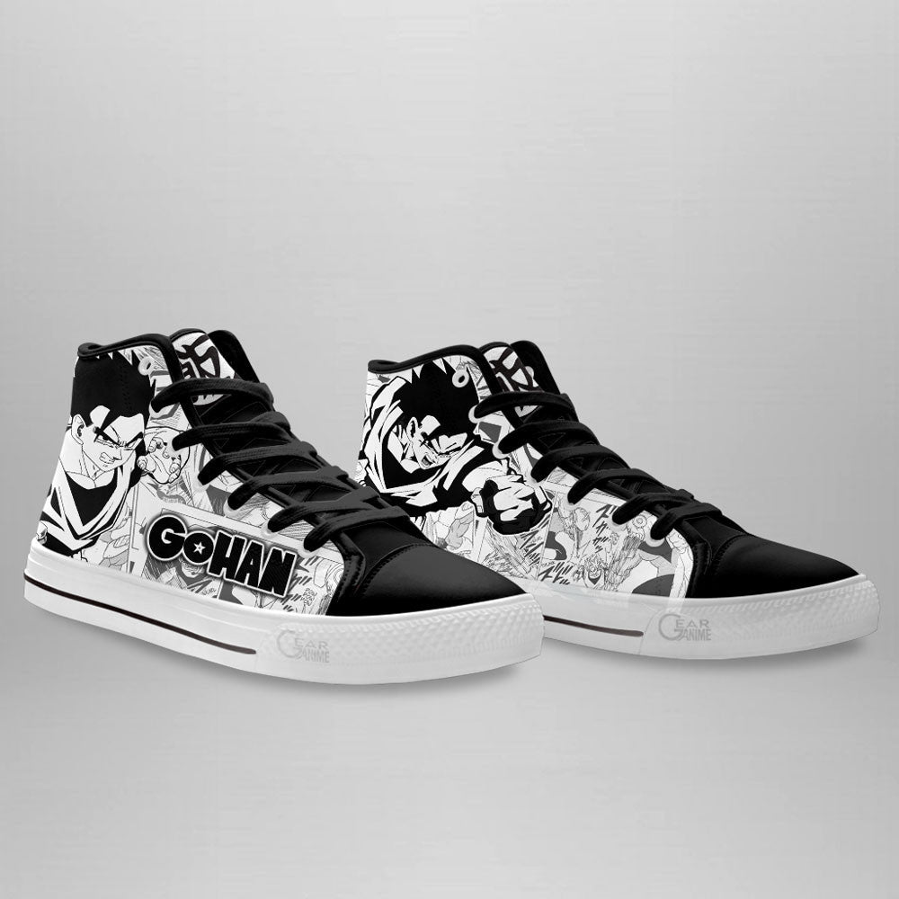 Gohan Classic High-Top Sneakers - Custom Anime Design