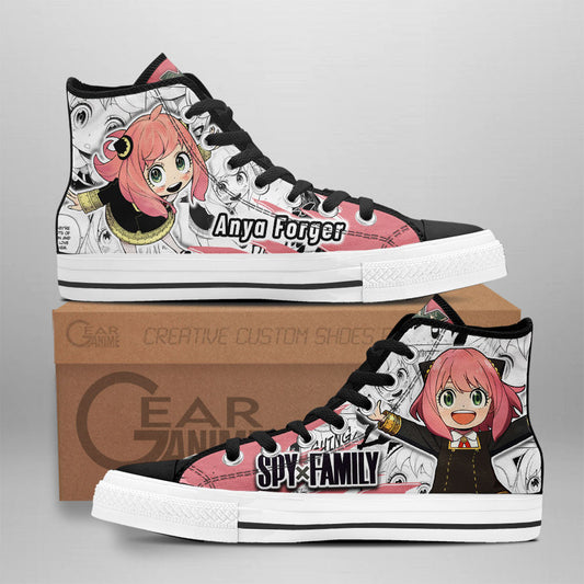 Anya Forger High-Top Shoes Anime Custom