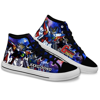 Wing Gundam Zero Anime Custom High Top Shoes Gear Anime