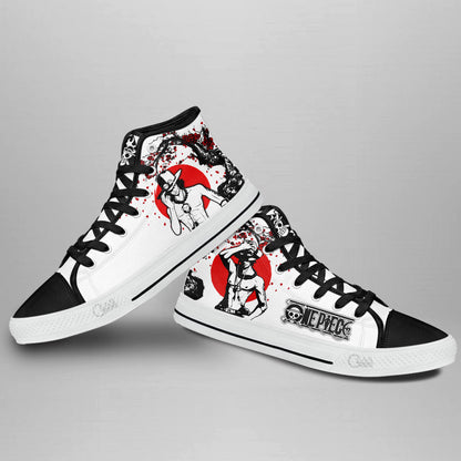 Portgas Ace Classic High-Top Sneakers - Custom Anime Design