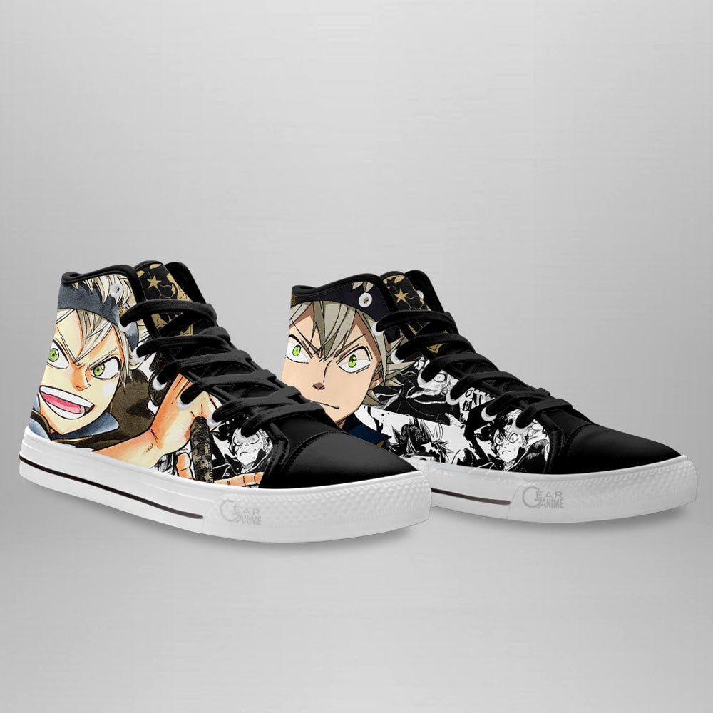 Asta Classic High-Top Sneakers - Custom Anime Design