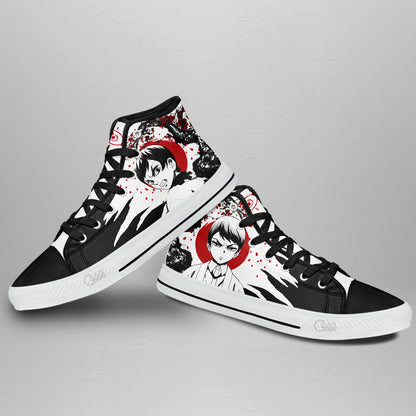 Yushiro High-Top Shoes Anime Custom