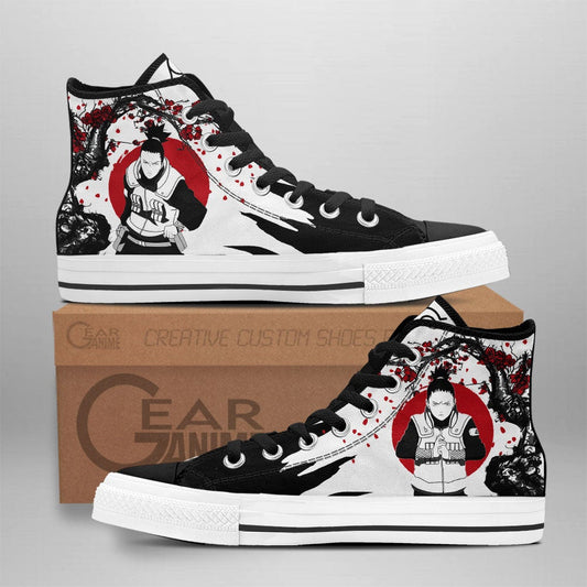 Shikamaru Nara High Top Shoes Custom NRT Anime Sneakers Japan Style - 1 - GearAnime