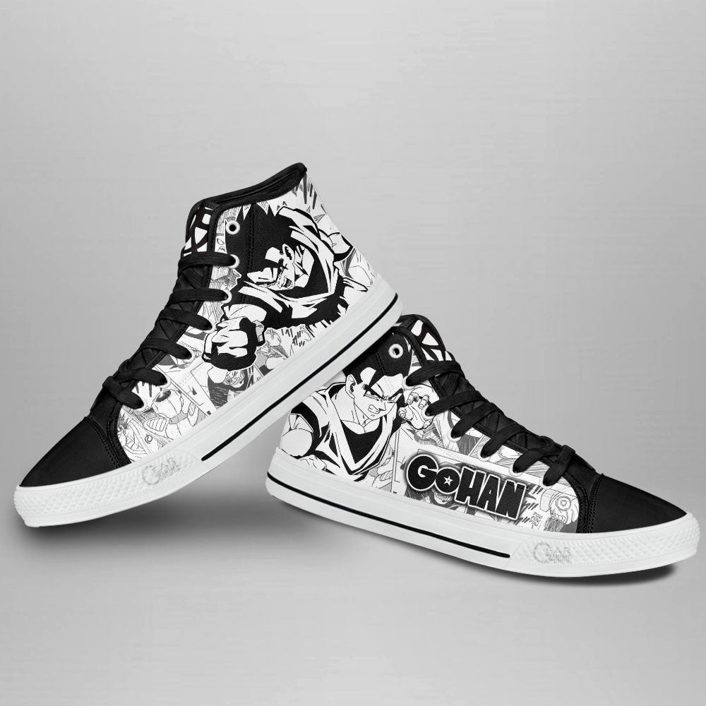Gohan Classic High-Top Sneakers - Custom Anime Design