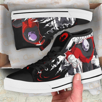 Jiren High Top Shoes Custom Manga Anime Dragon Ball Sneakers - 2 - GearAnime