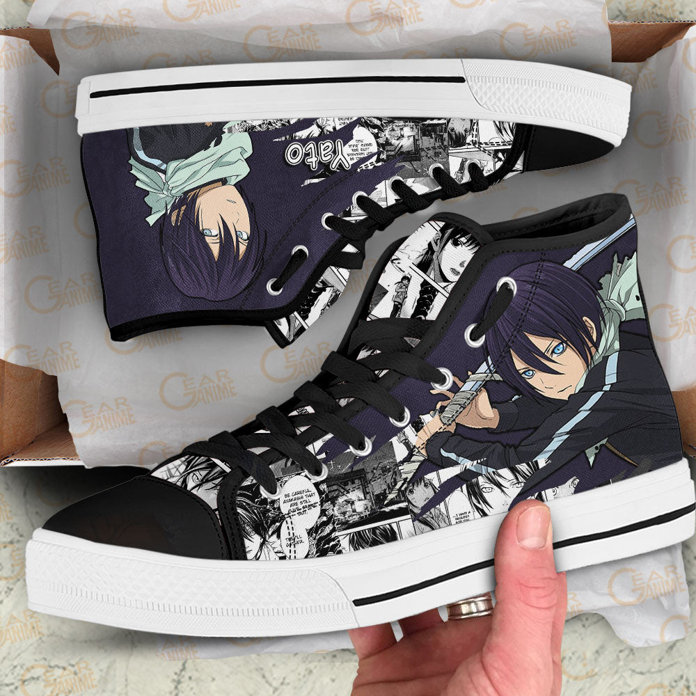 Yato High-Top Shoes Anime Custom