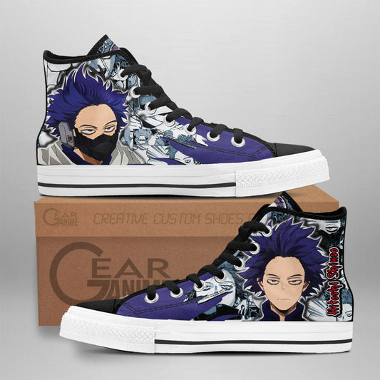 Hitoshi Shinso High-Top Shoes Anime Custom