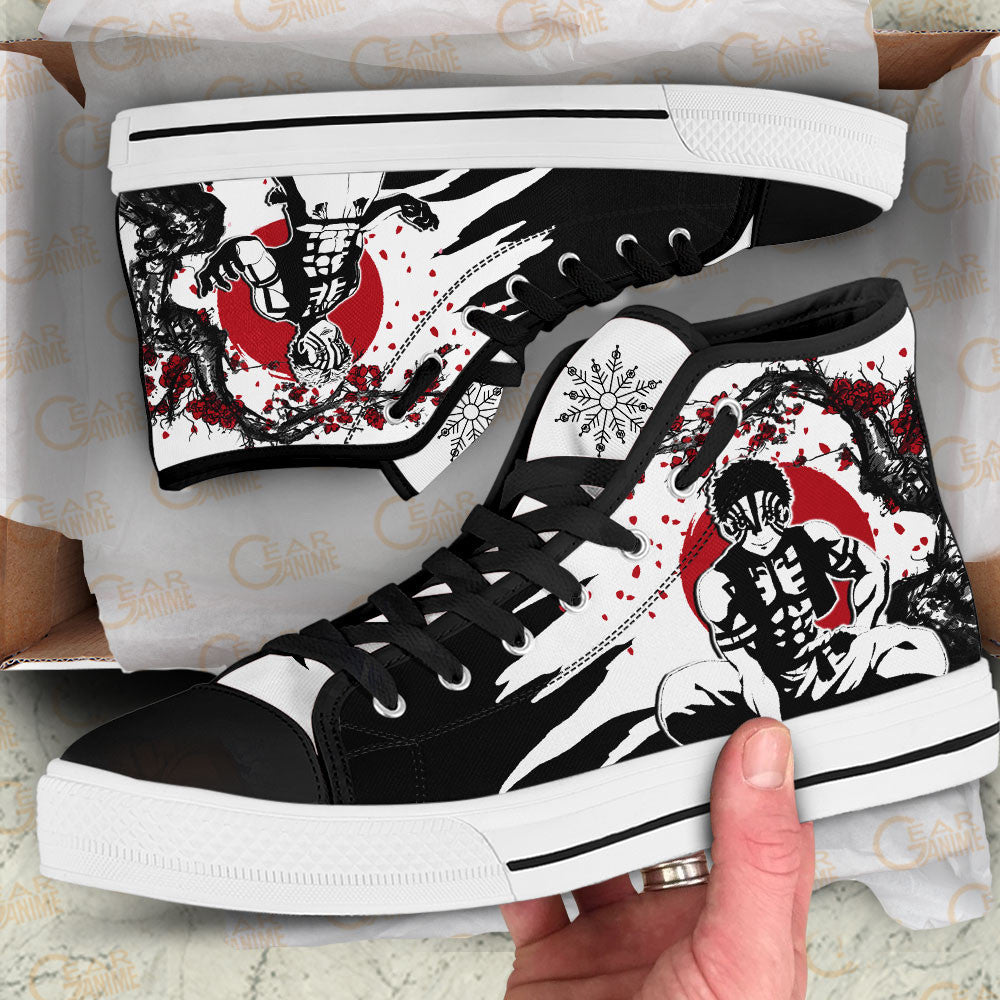Akaza High-Top Shoes Anime Custom