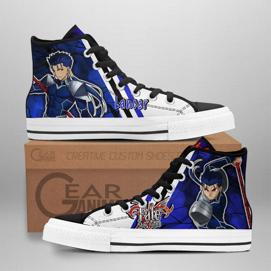 Lancer Classic High-Top Sneakers - Custom Anime Design