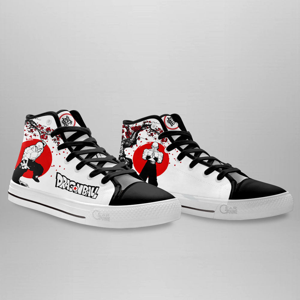 Tenshinhan Classic High-Top Sneakers - Custom Anime Design