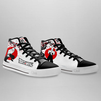 Tenshinhan Classic High-Top Sneakers - Custom Anime Design