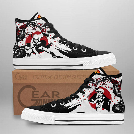 NRT Uzumaki Sage High Top Shoes Custom NRT Anime Sneakers Japan Style - 1 - GearAnime
